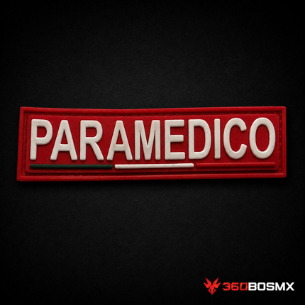 Parche Paramédico 10 cm QZ00 – Rojo