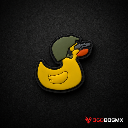 Parche Pato con Casco GJP QZ00 – Amarillo