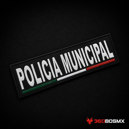 Parche Policía Municipal para Chaleco GJP QZ00 – Negro