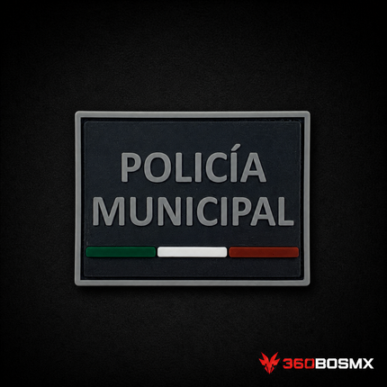 Parche Policía Municipal QZ00 – Negro