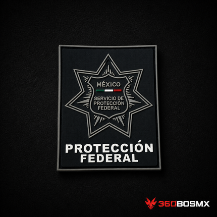Parche Protección Federal GJP QZ00 – Negro