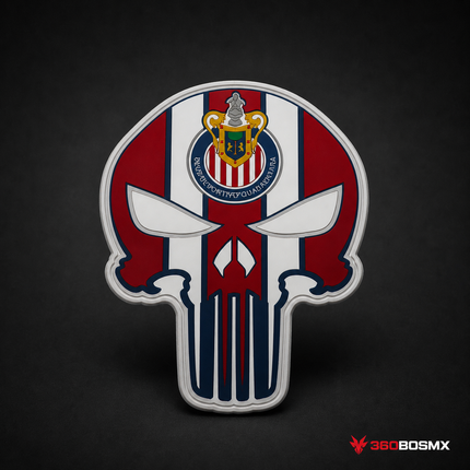 Parche Calavera Guadalajara QZ00 – Rojo