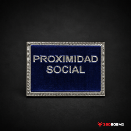 Parche Proximidad Social 3D QZ00 – Azul