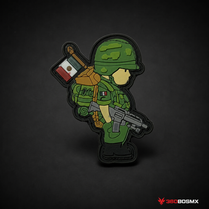Parche Joven Soldado QZ00 verde