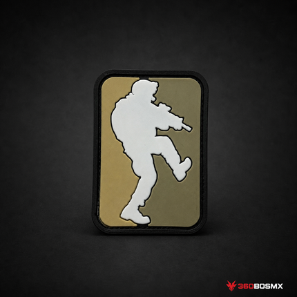 Parche Silueta de Soldado QZ00 beige