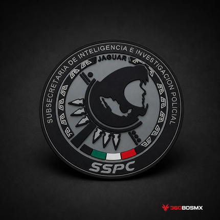 Parche SSPC Inteligencia e Investigación Policial QZ00 gris