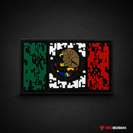 Parche Bandera México Águila Dorada QZ00