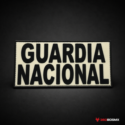 Parche Guardia Nacional Nuevo Ingreso 20×10 cm QZ00 – Blanco
