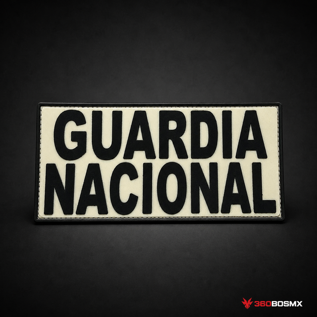 Parche Guardia Nacional Nuevo Ingreso 20×10 cm QZ00 – Blanco MP