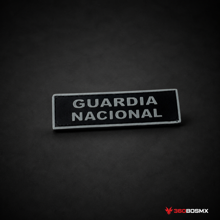 Parche Guardia Nacional Blanco y Negro QZ00