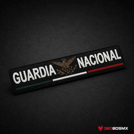 Parche Guardia Nacional con Águila para Chaleco QZ00 – Negro