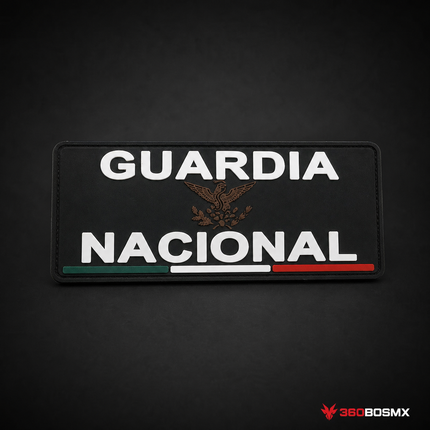 Parche Guardia Nacional Grande para Chaleco QZ00 – Negro