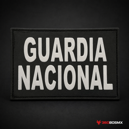 Parche Guardia Nacional 13×9 cm QZ00 – Negro