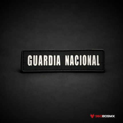 Parche Tira Guardia Nacional 10×2.5 cm QZ00 – Negro