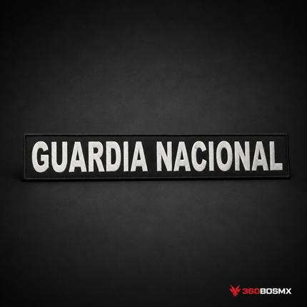 Parche Guardia Nacional para Chaleco QZ00 – Negro