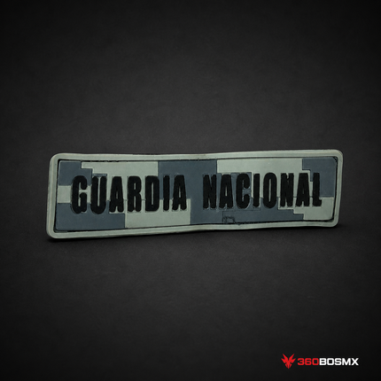 Parche Tira Guardia Nacional Pixel 10×2.5 cm QZ00 – Gris