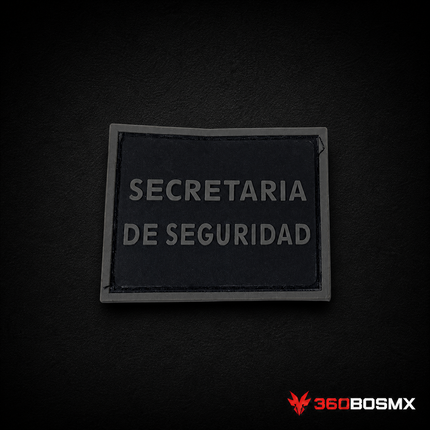 Parche Secretaría de Seguridad GJP QZ00 – Negro