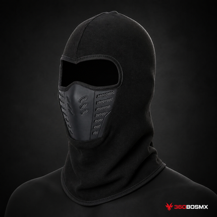 Balaclava afelpada PJ469 negra 360BOSMX