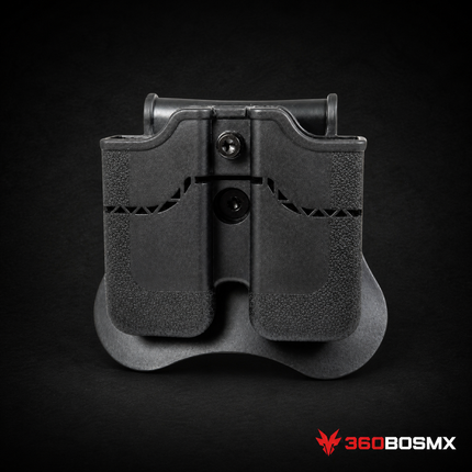 Porta Cargador Doble 9 mm Airsoft PJ006 – Negro