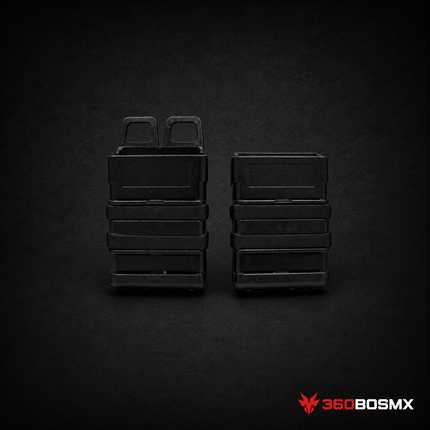 Juego de 2 Porta Cargadores Rígidos M4 MOLLE PJ277 – Negro