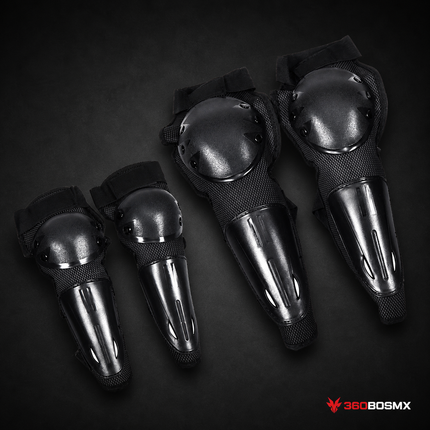 Juego de rodilleras y coderas HX307 negro