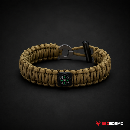 Pulsera de supervivencia SN176 caqui