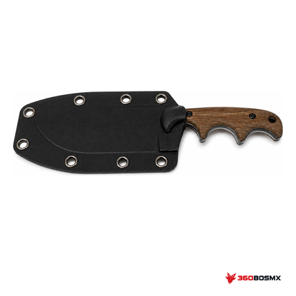 Cuchillo táctico hoja fija 15 cm con funda Kydex JF1020 MPMM · 360BOSMX