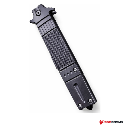 Navaja de bolsillo hoja negra con clip JF846 MPMM · 360BOSMX