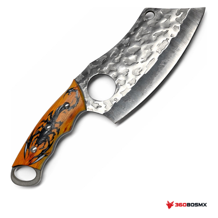 Cuchillo cleaver de supervivencia con funda JF925 MPMM · 360BOSMX