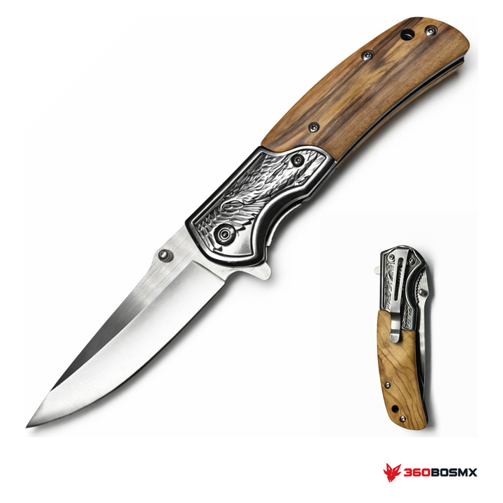 Navaja EDC plegable diseño águila JF986 MPMM · 360BOSMX