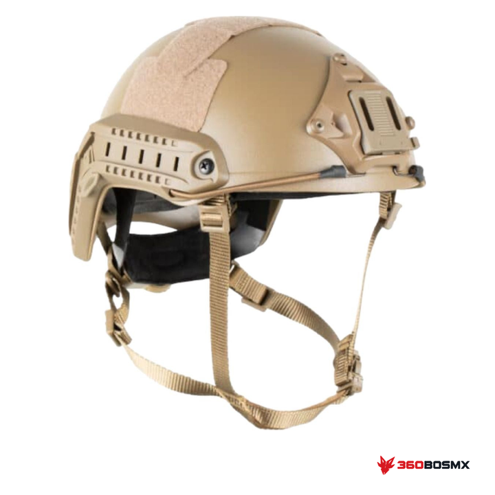 Casco táctico oreja recortada LJK2003 — Caqui MPMM · 360BOSMX