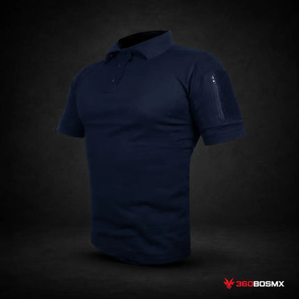 Playera Polo Táctica KM PPMC de Manga Corta – Azul marino MP