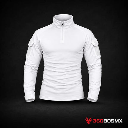 Camisa Comando Rápida KP de Manga Larga – Blanco MP