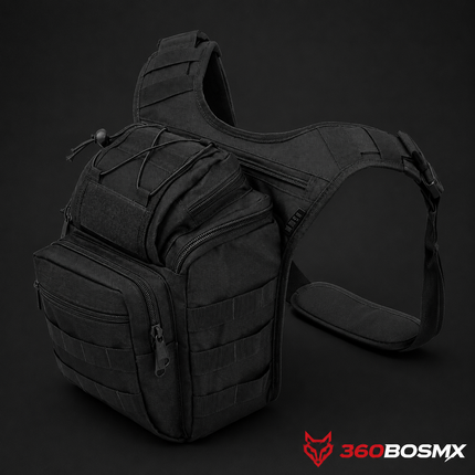 Mochila Táctica Pechera Mariconera Cangurera 9 Litros WZ803 – Negro