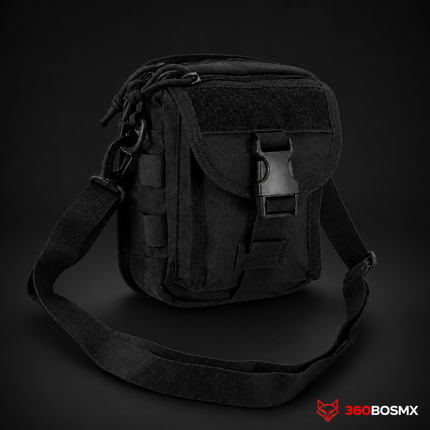 Bolsa Militar Táctica Sistema Molle Cruzada Celular WZ9058 – Negro