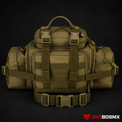 Mochila 4.5 L Maletín Multiposición Táctica Wz09 – Verde militar