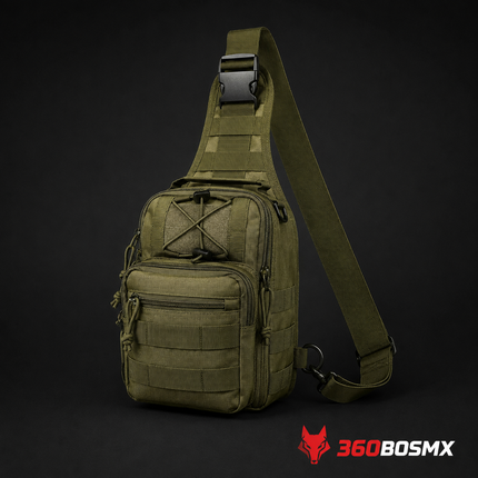 Mochila Táctica Militar Pechera Crossbody 6 Lts Wz098 – Verde militar