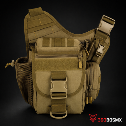 Pechera Táctica Militar Mariconera Mochila con funda para pistola Wz249 – Caqui#1