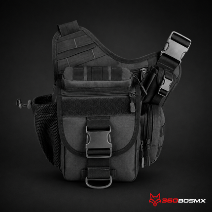 Pechera Táctica Militar Mariconera Mochila con funda para pistola Wz249 – Negro#2