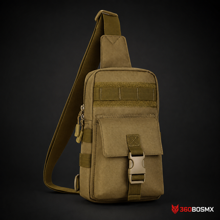Pechera / Mochila, 4 Lts, impermeable, varios compartimientos Wz608 – Verde digital