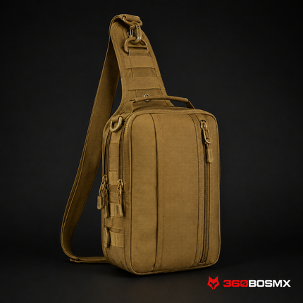 Mochila Maletin Pechera Táctica Militar Viaje IPad 6 Litros Wz903 – Caqui