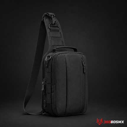 Mochila Maletin Pechera Táctica Militar Viaje IPad 6 Litros Wz903 – Negro