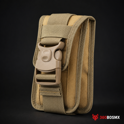Cartera Táctica Militar Porta Celular Molle Tarjeta Wz919 – Caqui