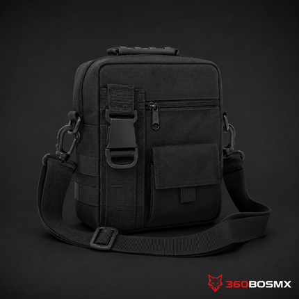 Mochila Tactica Militar Mariconera Terciada Original Wz968 – Negra