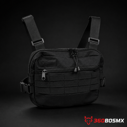 Chest Bag 5 Litros, c/Porta armas, Wz974 – Negra