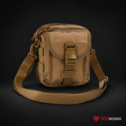 Bolsa Militar Táctica Sistema Molle Cruzada Celular YB-101 YB-101 – Caqui