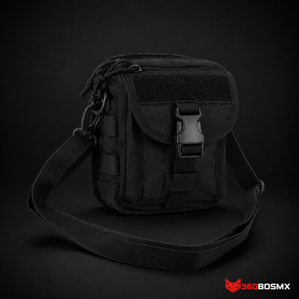 Bolsa Militar Táctica Sistema Molle Cruzada Celular YB-101 YB-101 – Negro