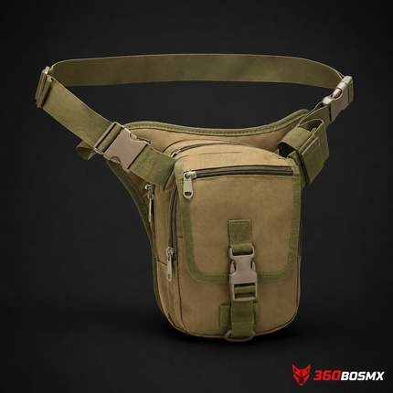 Riñonera, bolso para muslo YB1019 – Verde