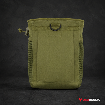 Bolsa Recuperadora Munición Táctica MOLLE Ajustable YB-051 - Verde militar - 360BOSMX