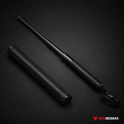 Bastón Retráctil 25 Pulgadas con Funda 520 - Negro